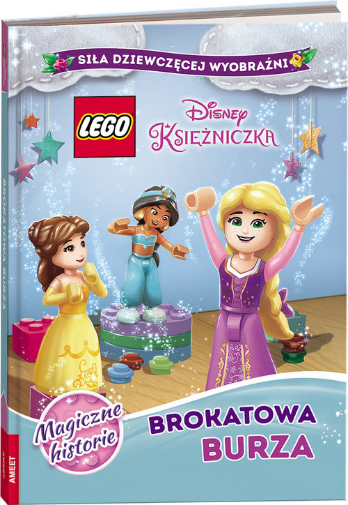okładka Lego Disney Księżniczka Brokatowa Burza książka
