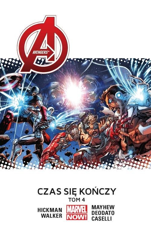 okładka Avengers Tom 4 Czas się kończy książka | Jonathan Hickman