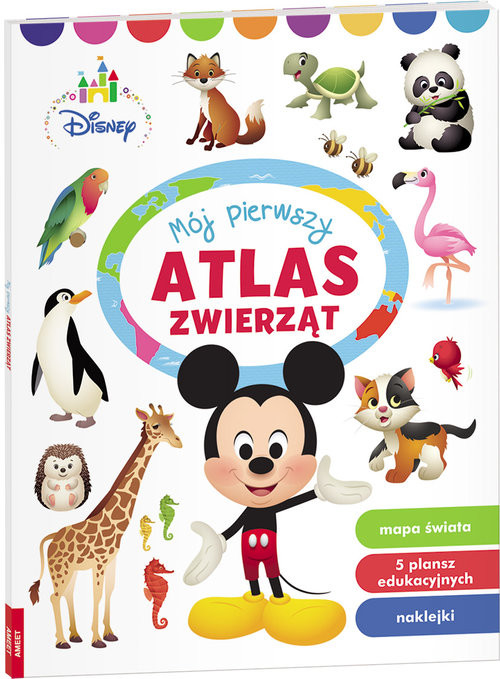 okładka Disney Maluch Mój pierwszy atlas zwierząt PON-1 książka