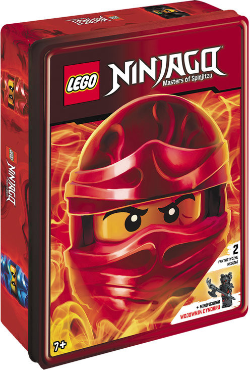 okładka Lego Ninjago Zestaw książek z klockami Z TIN-6702 książka