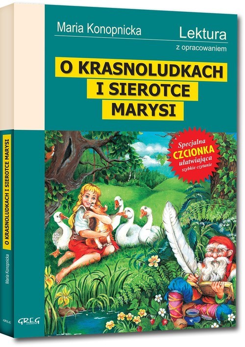 okładka O Krasnoludkach i sierotce Marysi Wydanie z opracowaniem książka | Maria Konopnicka