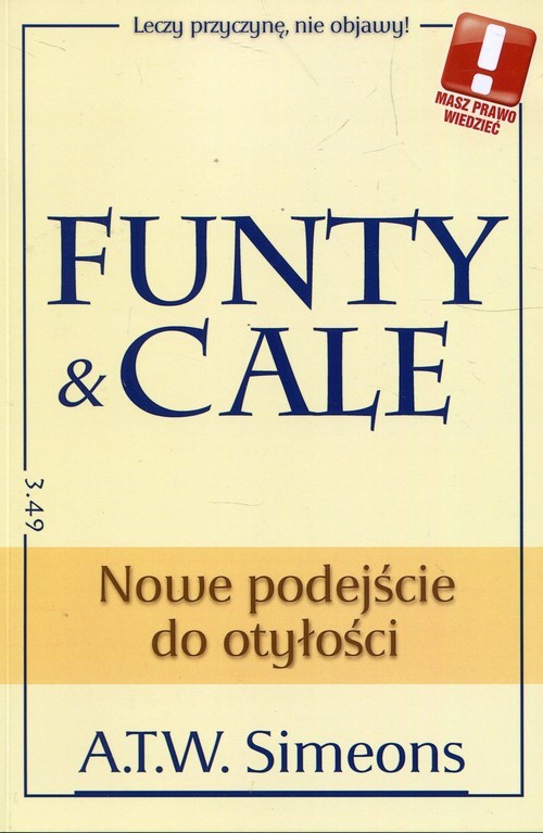 okładka Funty & cale Nowe podejście do otyłości książka | A.T.W. Simeons