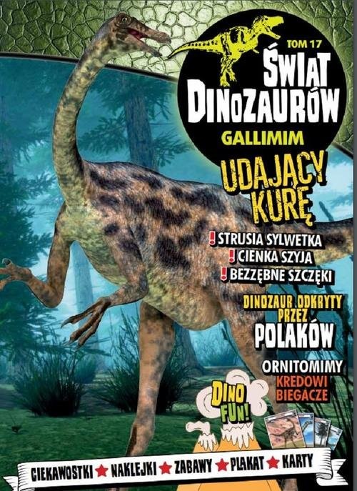 okładka Świat Dinozaurów 17 Gallimim książka