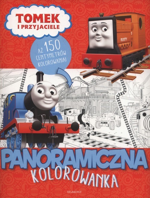 okładka Tomek i przyjaciele Panoramiczna kolorowanka książka