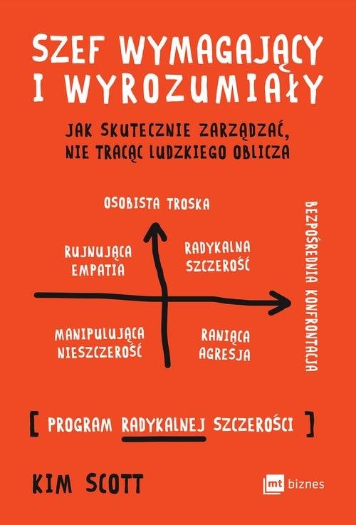 okładka Szef wymagający i wyrozumiały Jak skutecznie zarządzać, nie tracąc ludzkiego oblicza książka | Scott Kim