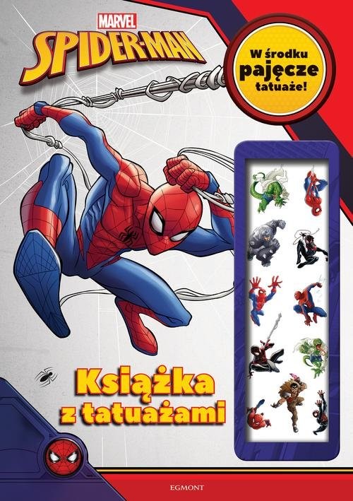 okładka Spider-Man Książka z tatuażami książka | Olech Michał