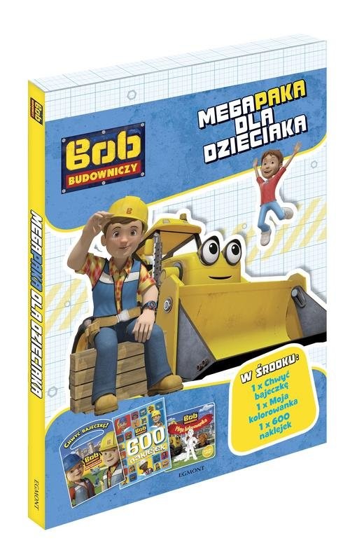okładka Bob Budowniczy Megapaka dla dzieciaka książka | Opracowania Zbiorowe