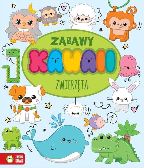 okładka Zabawy Kawaii Zwierzęta książka | Opracowanie redakcyjne