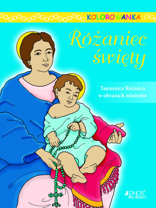 okładka Różaniec święty Kolorowanka książka