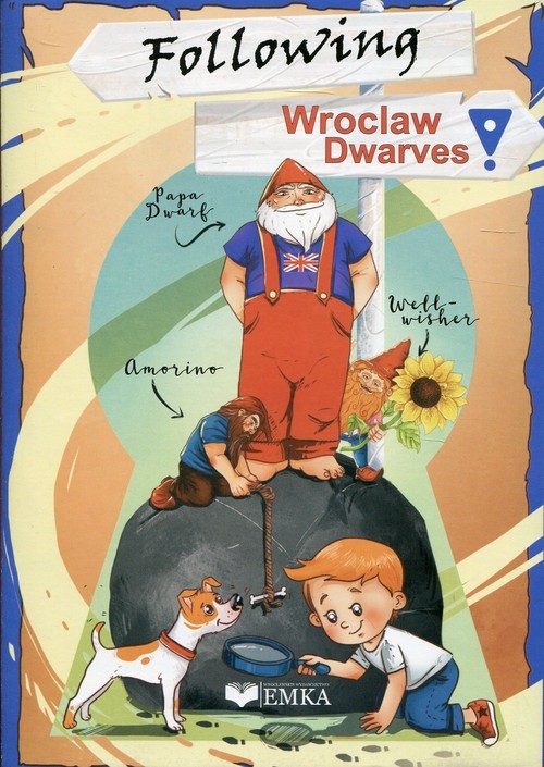 okładka Following Wroclaw Dwarwes Na tropie wrocławskich krasnali. Mapa z naklejkami książka