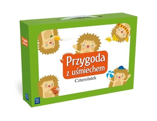 okładka Przygoda z uśmiechem Czterolatek BOX Przedszkole książka