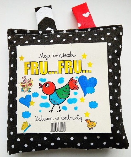 okładka Fru Fru Moja książeczka Zabawa w kontrasty książka