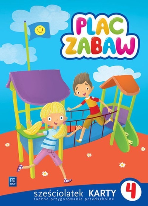 okładka Plac zabaw Karty pracy Sześciolatek Część 4 Roczne przygotowanie przedszkolne książka | Anna Idzikowska-Guzy, Ewa Janus