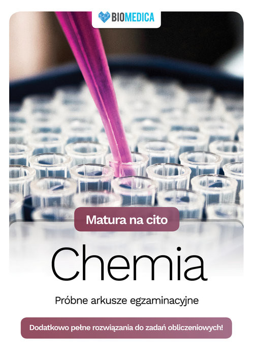 okładka Matura na cito Chemia próbne arkusze egzaminacyjne Zbiór zadań w formie arkuszy książka | Justyna Mieszkowicz, Małgorzata Męcik, Wróblewska Maria