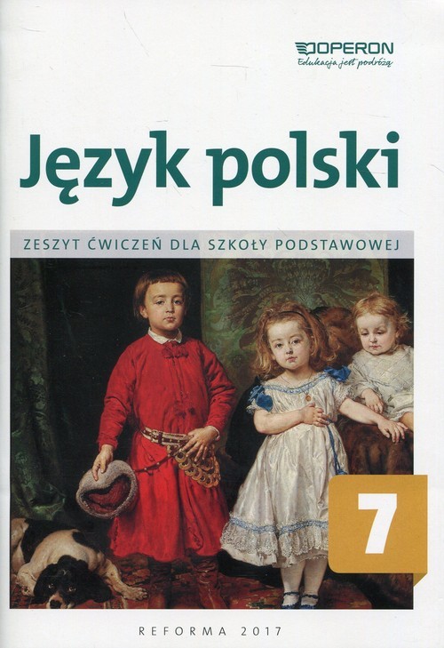 okładka Język polski 7 Zeszyt ćwiczeń Szkoła podstawowa książka | Elżbieta Brózdowska