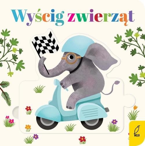 okładka Czytanki - układanki Wyścig zwierząt książka