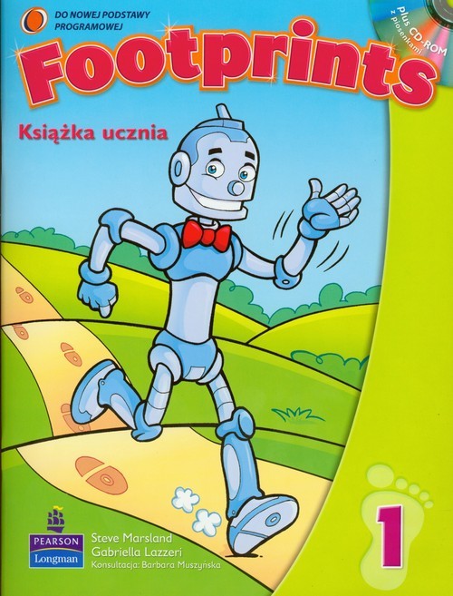 okładka Footprints 1 Książka ucznia z płytą CD Szkoła podstawowa książka