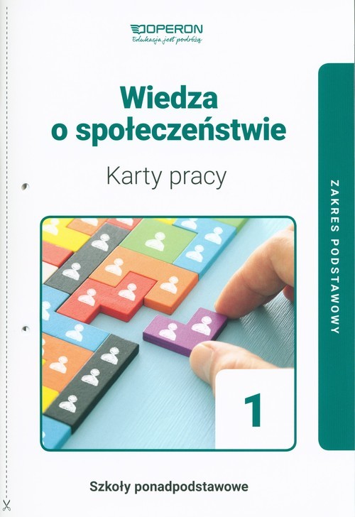 okładka Wiedza o społeczeństwie 1 Karty pracy Zakres podstawowy Szkoła ponadpodstawowa książka | Iwona Walendziak, Mikołaj Walczyk