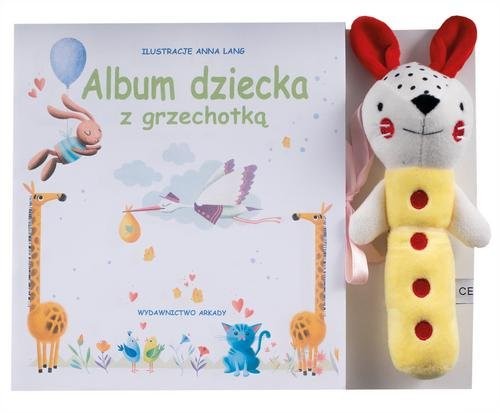 okładka Album mojego dziecka z grzechotką książka | Praca Zbiorowa