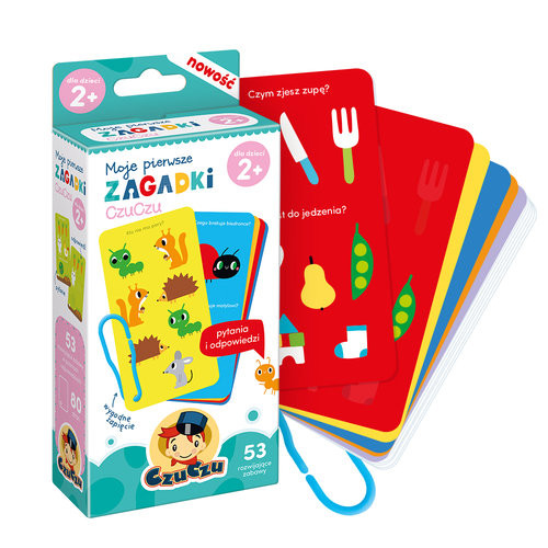 okładka Moje pierwsze zagadki CzuCzu 2+ książka