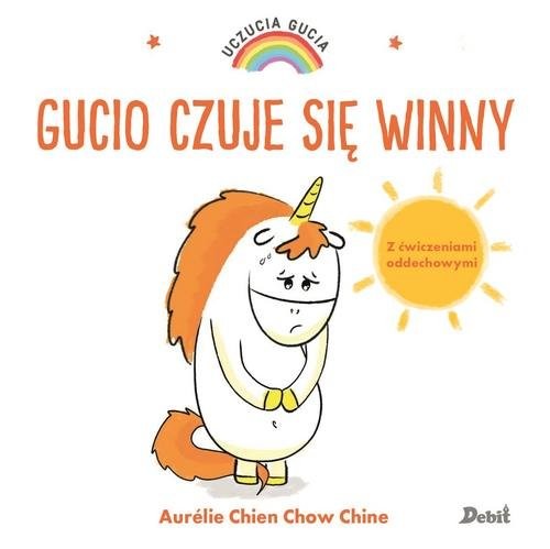 okładka Uczucia Gucia Gucio czuje sie winny książka | Aurelie Chien, Chow Chien