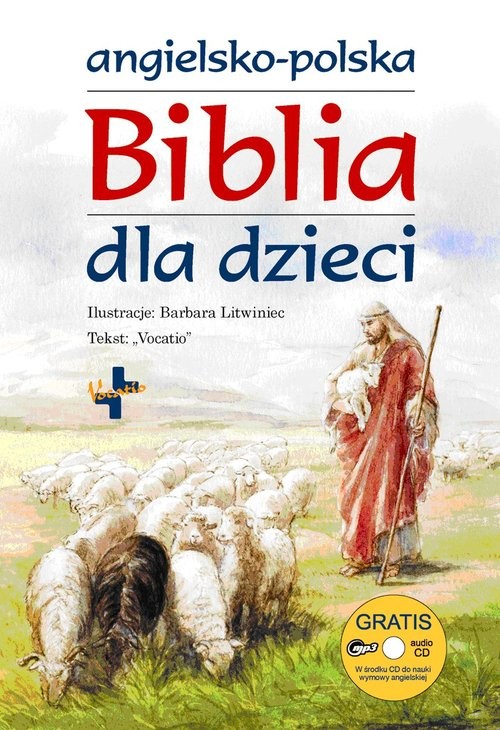 okładka Angielsko-Polska biblia dla dzieci książka