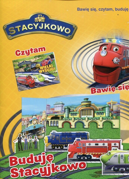 okładka Stacyjkowo Bawię się czytam buduję Buduję Stacyjkowo książka