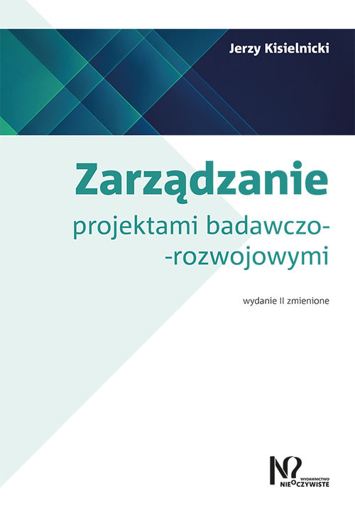 okładka Zarządzanie projektami badawczo-rozwojowymi książka | Jerzy Kisielnicki