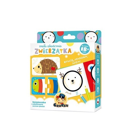 okładka CzuCzu. Mała akademia. Zwierzątka 18 mc+ książka
