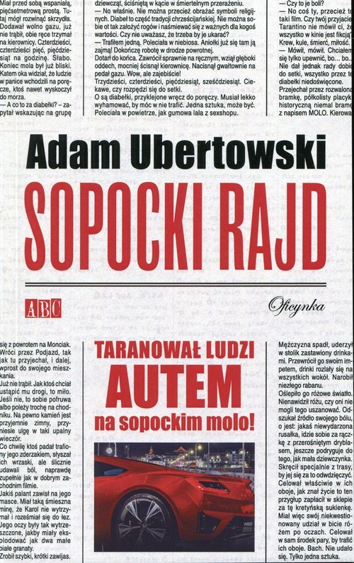 okładka Sopocki rajd książka | Adam Ubertowski