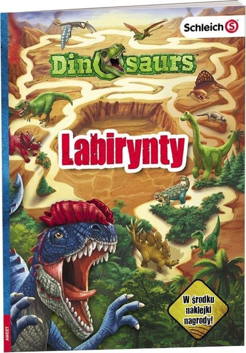okładka SCHLEICH Dinosaurs Labirynty LMAS-201 książka