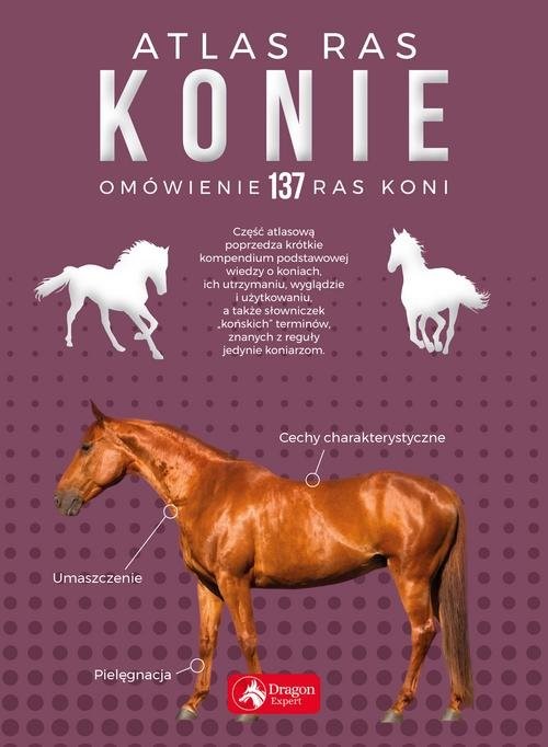 okładka Konie Atlas ras książka | Piechocka Katarzyna