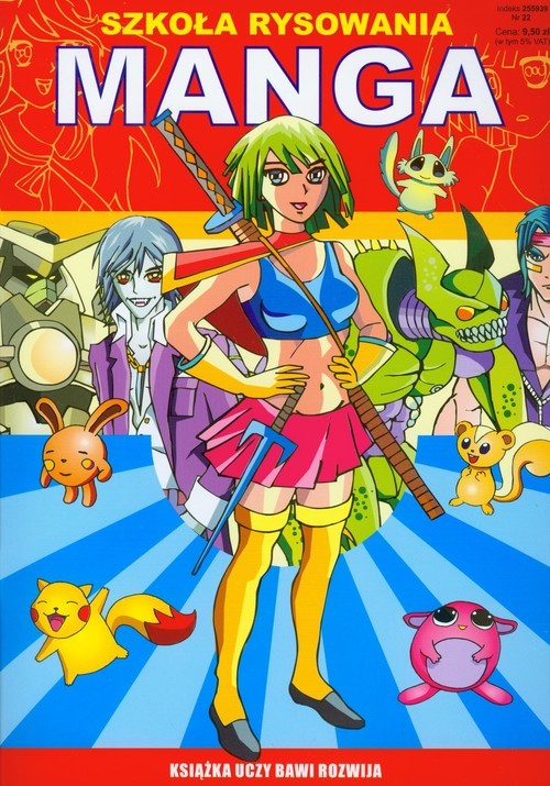 okładka Szkoła rysowania Manga Książka uczy bawi rozwija książka | Mateusz Jagielski