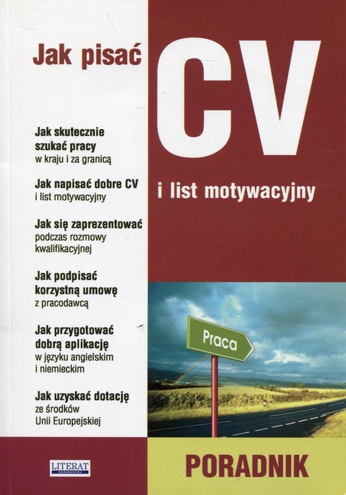 okładka Jak pisać CV i list motywacyjny Poradnik książka