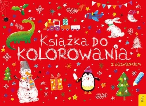 okładka Książka do kolorowania z bałwankiem książka