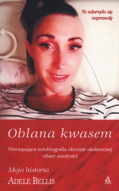 okładka Oblana kwasem książka | Adele Bellis