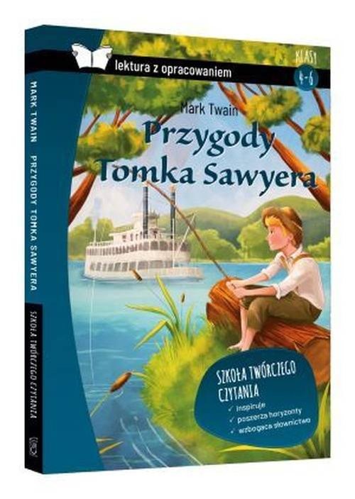 okładka Przygody Tomka Sawyera lektura z opracowaniem / SBM książka | Mark Twain