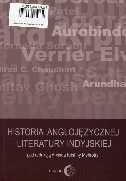 okładka Historia anglojęzycznej literatury indyjskiej książka