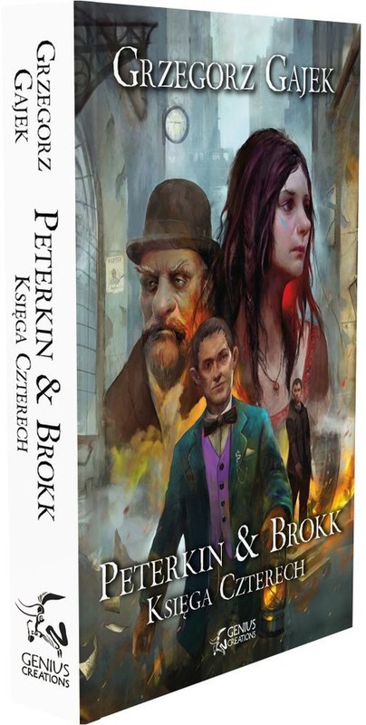 okładka Peterkin & Brokk: Księga Czterech książka | Grzegorz Gajek