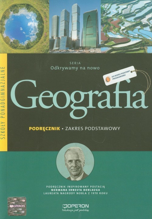 okładka Geografia Podręcznik Zakres podstawowy szkoła ponadgimnazjalna książka | Kurek Sławomir