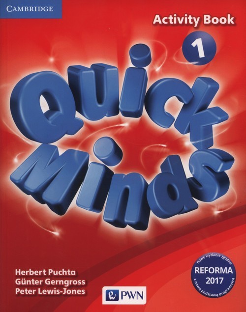 okładka Quick minds 1 Activity Book Szkoła podstawowa książka | Herbert Puchta, Gunter Gerngross, Peter Lewis-Jones