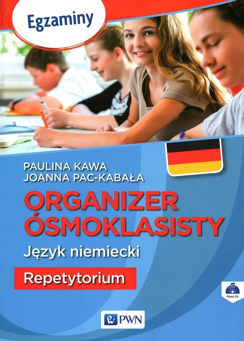 okładka Organizer ósmoklasisty Język niemiecki Repetytorium książka | Paulina Kawa, Joanna Pac-Kabała