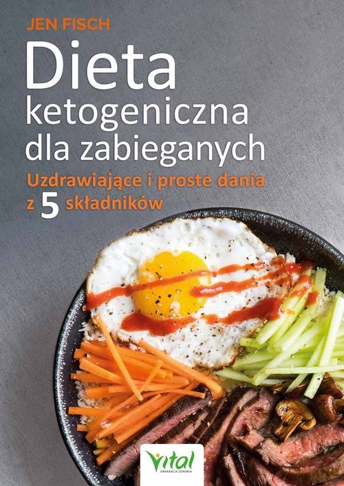 okładka Dieta ketogeniczna dla zabieganych książka | Fisch Jen