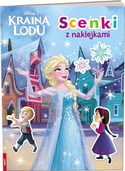 okładka Kraina Lodu Scenki z naklejkami książka