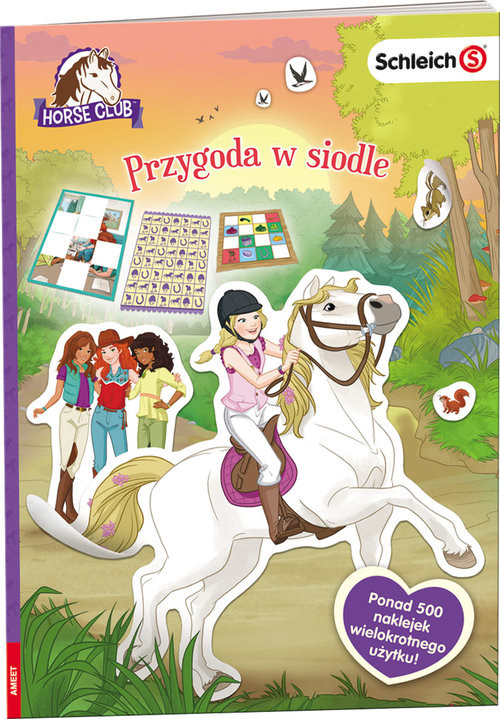 okładka Schleich Horse Club Wyzwania z naklejkami książka