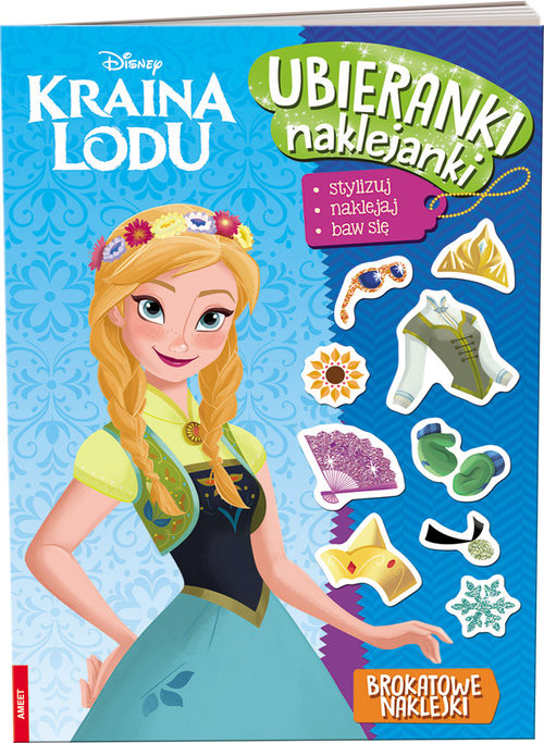 okładka Kraina lodu. Ubieranki, naklejanki SDU-9104 książka | Opracowania Zbiorowe