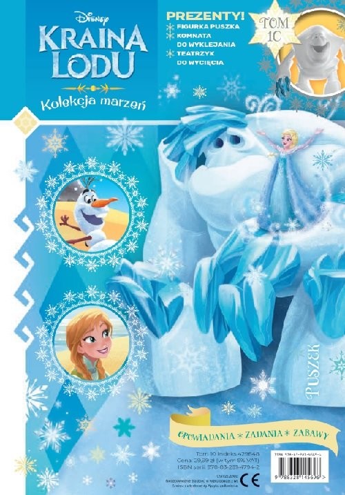 okładka Kraina Lodu. Kolekcja marzeń. 10 Puszek książka | Opracowania Zbiorowe