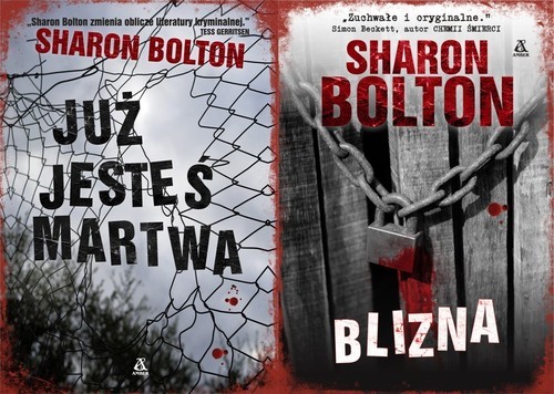 okładka Blizna / Już jesteś martwa Pakiet książka | Sharon Bolton