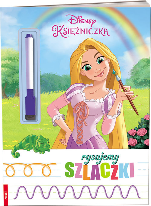 okładka Disney Księżniczka Rysujemy szlaczki książka