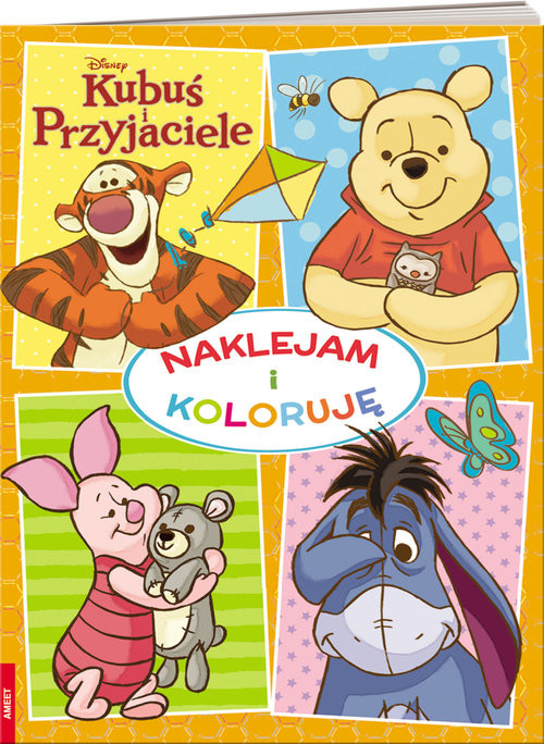 okładka Kubuś i przyjaciele Naklejam i koloruję książka